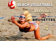 Beach Volleyball: Blondes VS Brunettes adult game