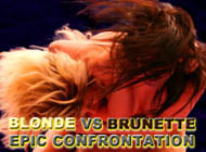 Blonde vs Brunette Epic Confrontation strip game