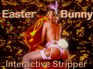 Interactive Stripper: Easter Bunny sex game