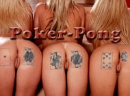 Poker-Pong adult game